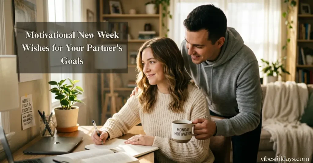 Motivational New Week Wishes for Your Partner's Goals
