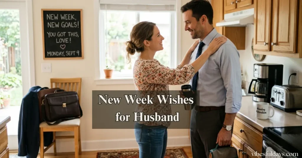 New Week Wishes for Husband