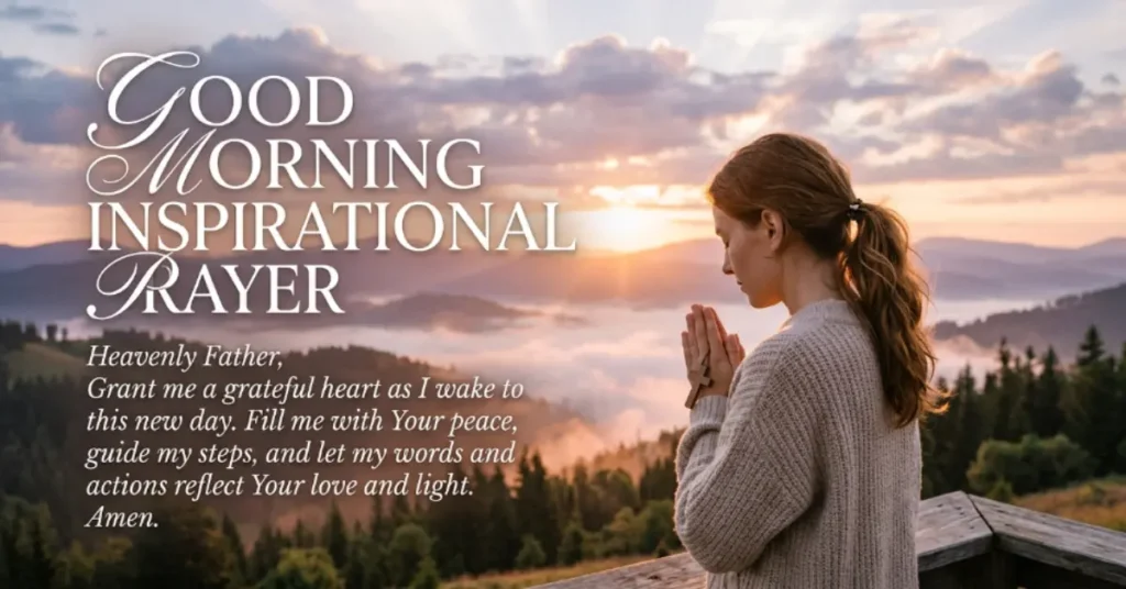 Good Morning Inspirational Prayer