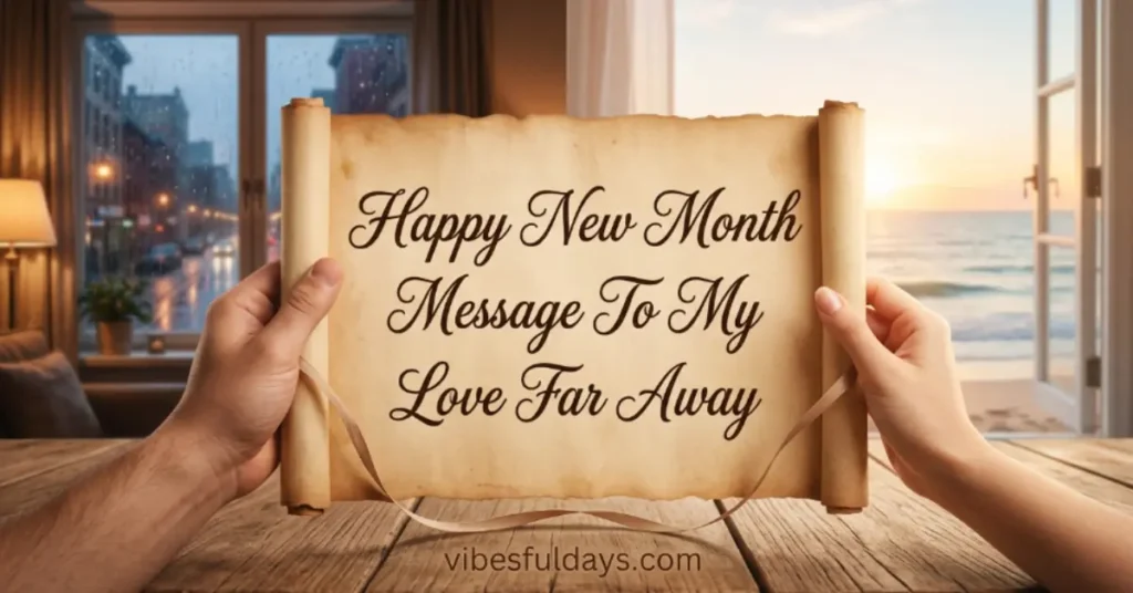 Happy New Month Message To My Love Far Away