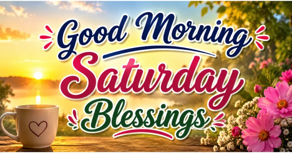 Good Morning Saturday Blessings