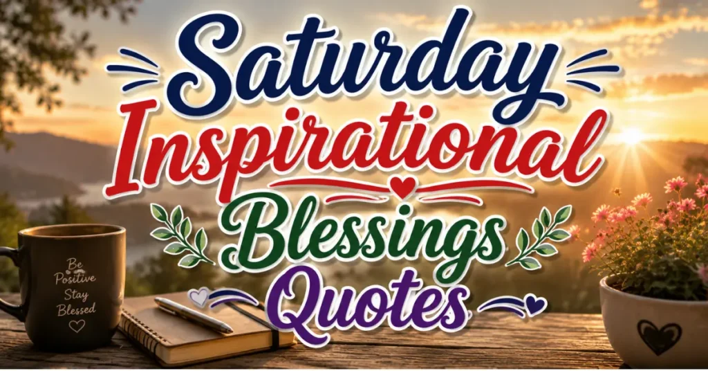 Saturday Inspirational Blessings Quotes