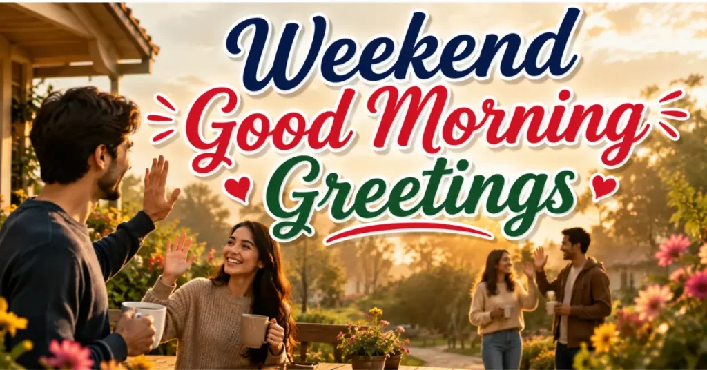 Weekend Good Morning Greetings