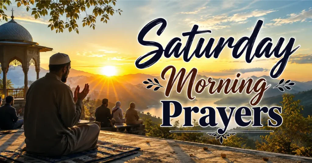 Saturday Morning Prayers