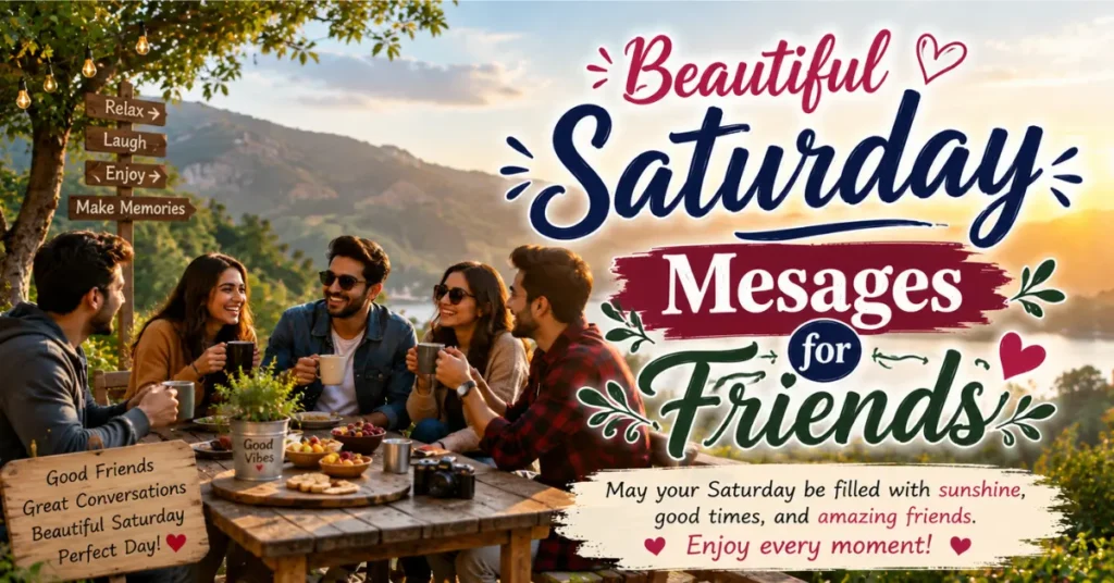 Beautiful Saturday Mesages for Friends