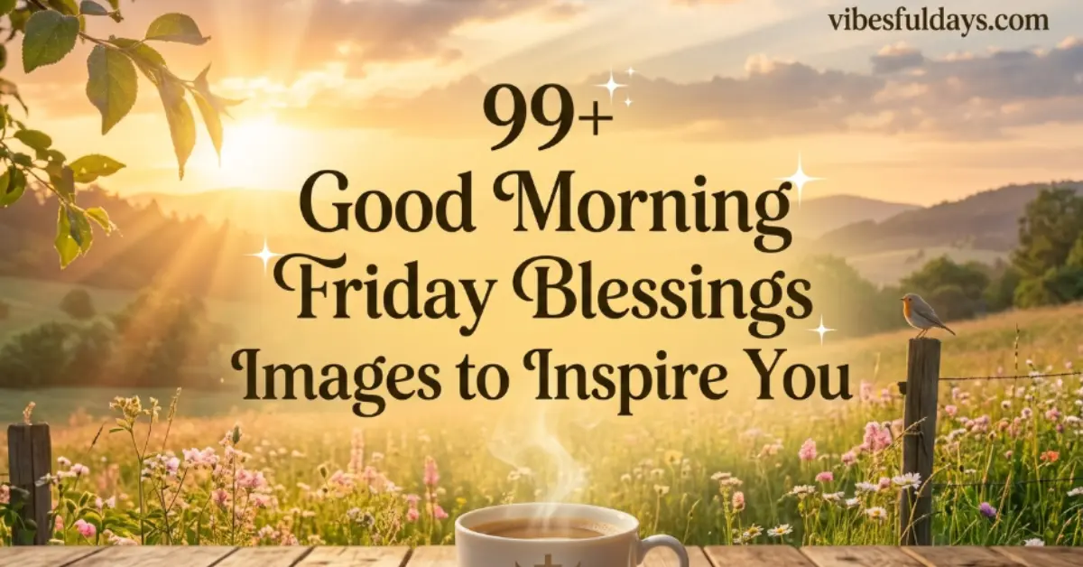 99+ Good Morning Friday Blessings Images (Free & Beautiful)