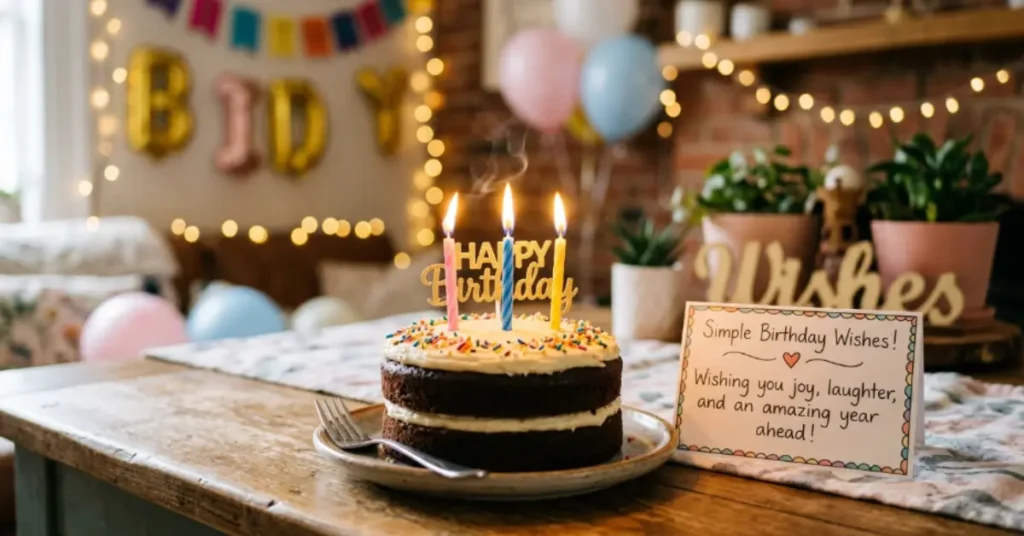 Simple Birthday Wishes