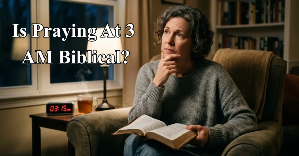 Is Praying At 3 AM Biblical?