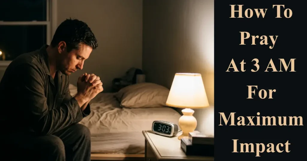 How To Pray At 3 AM For Maximum Impact