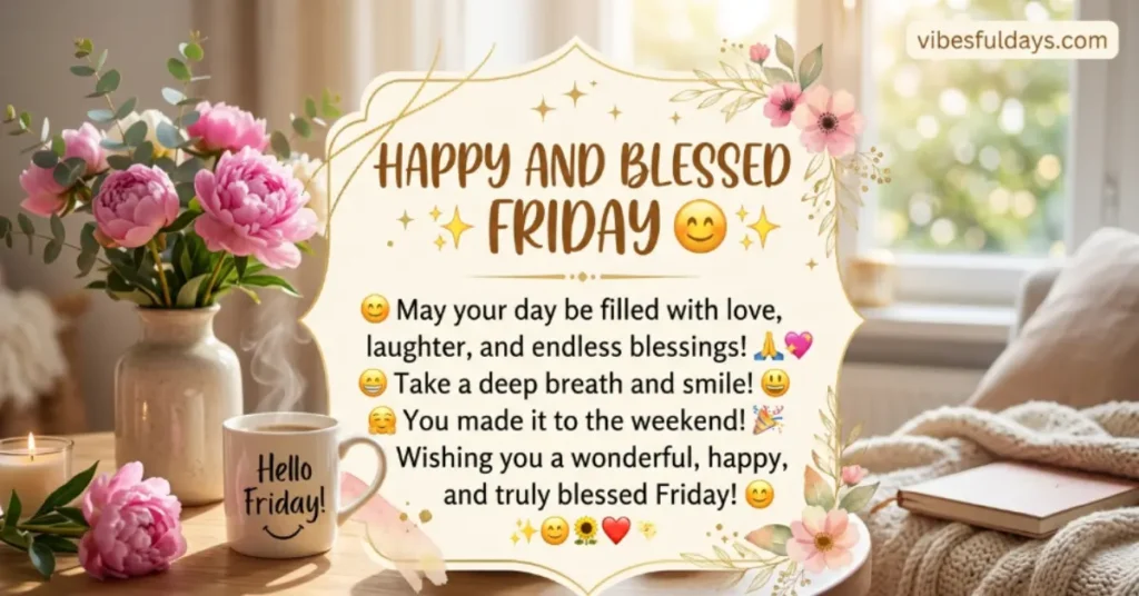 Happy and Blessed Friday Quotes
