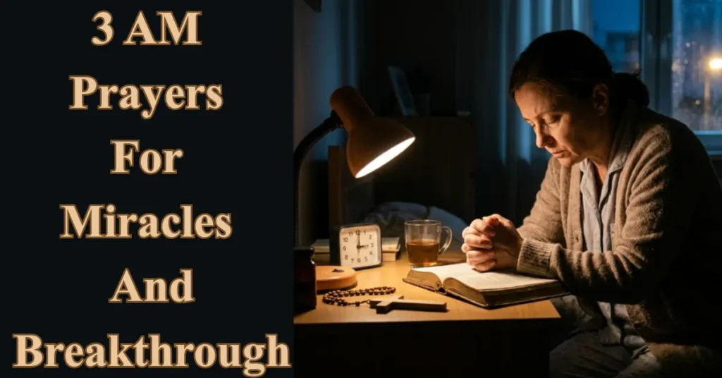 3 AM Prayers For Miracles And Breakthrough