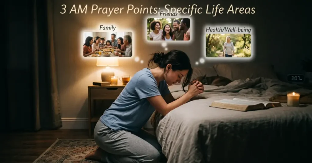 3 AM Prayer Points For Specific Life Areas