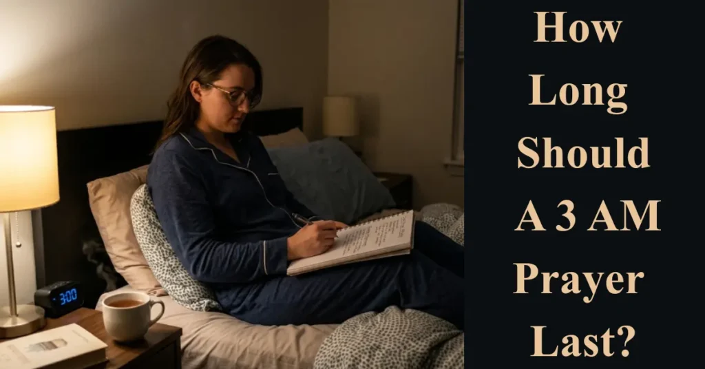 How Long Should A 3 AM Prayer Last?