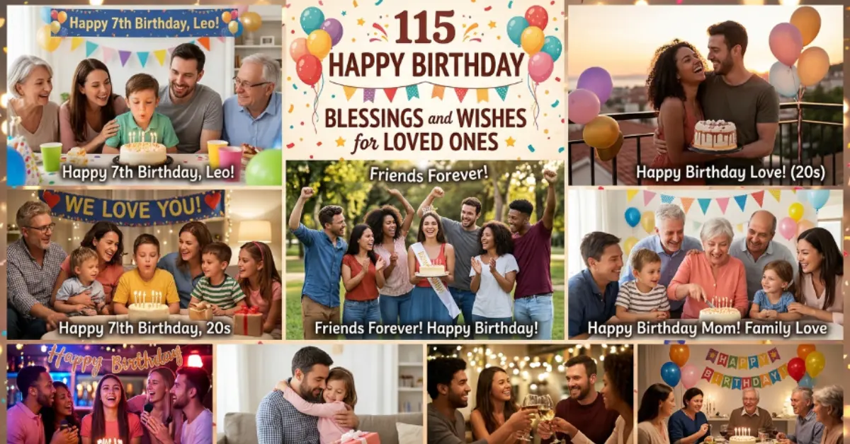 115 Happy Birthday Blessings [Heartfelt & Special]