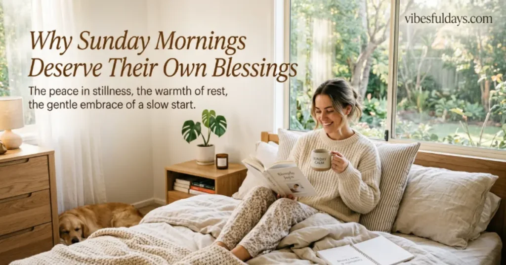 Why Sunday Mornings Deserve Their Own Blessings