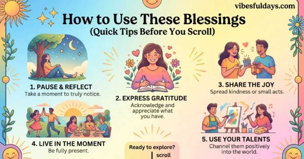 How to Use These Blessings (Quick Tips Before You Scroll)