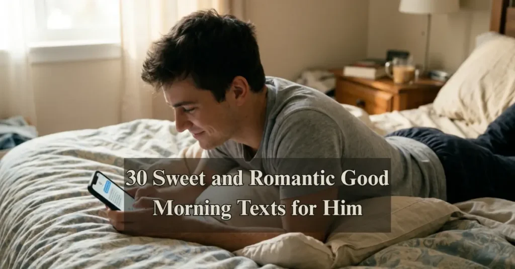 30 Sweet and Romantic Good Morning Texts for Him