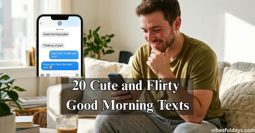 20 Cute and Flirty Good Morning Texts