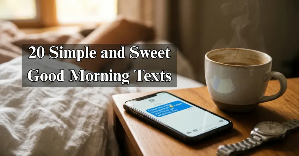 20 Simple and Sweet Good Morning Texts