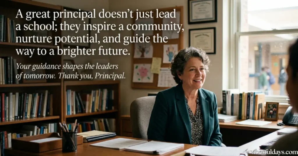 Beautiful Lines For Principal