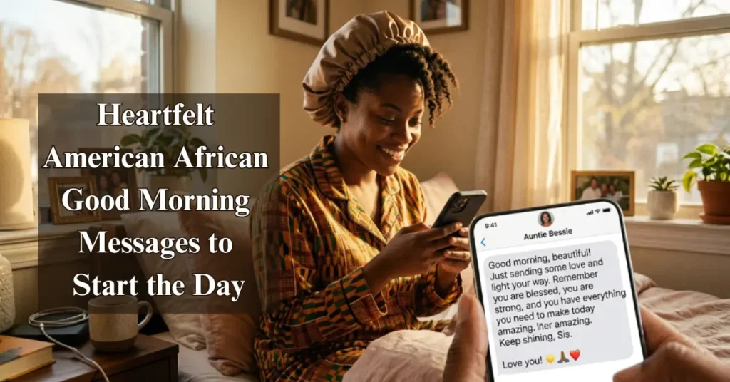 Heartfelt American African Good Morning Messages to Start the Day