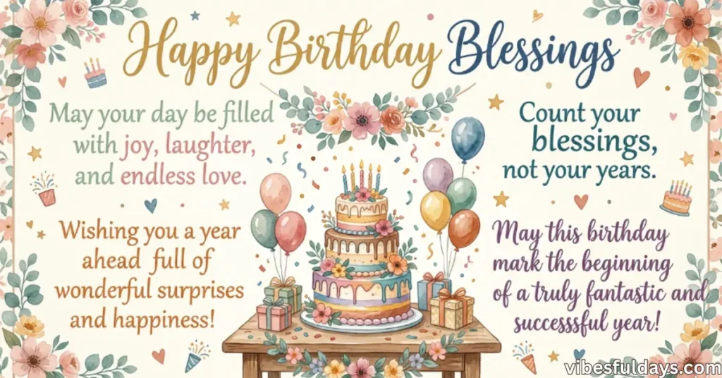 Happy Birthday Blessings Quotes