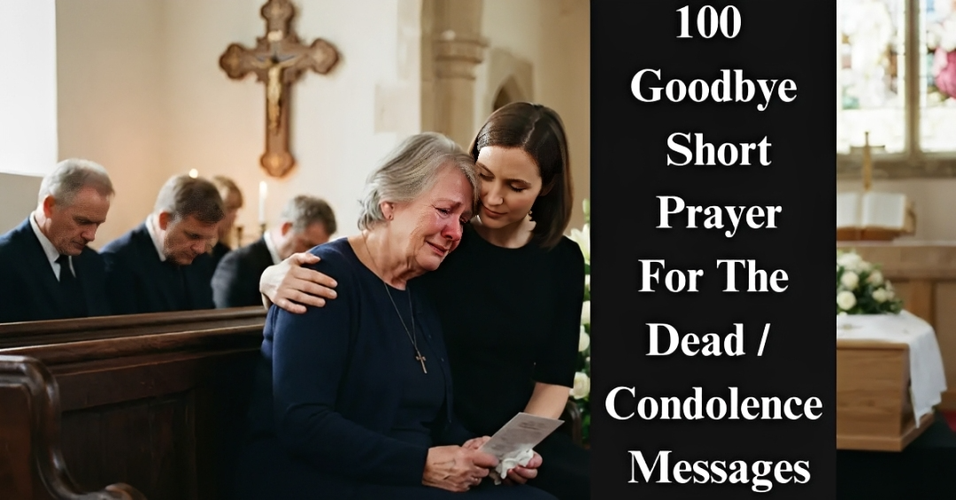 100 Goodbye Short Prayer for the Dead [Peace & Comfort]