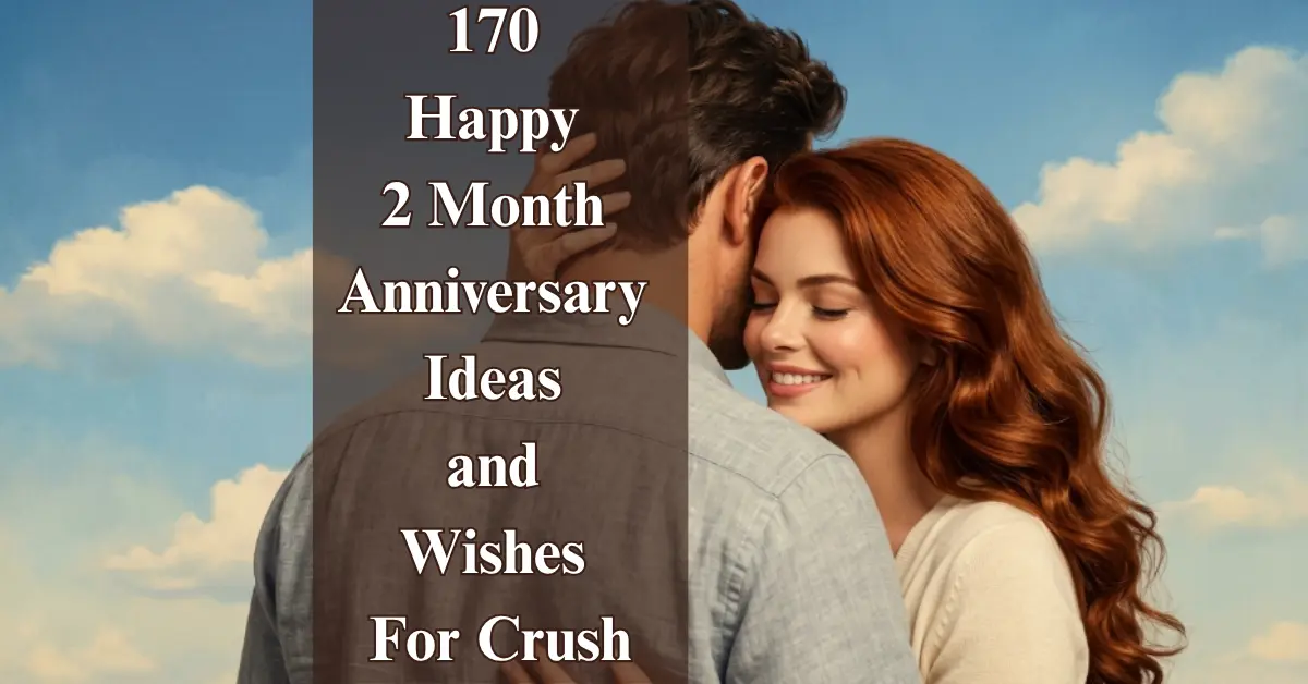 170 Happy Anniversary Ideas & Wishes for Crush [2 Month Anniversary]