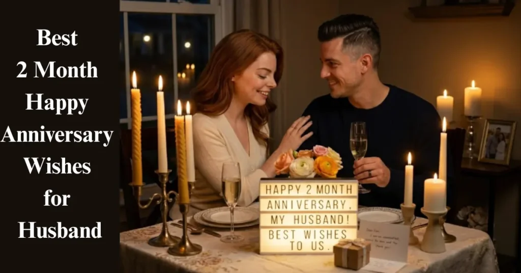 Best 2 Month Happy Anniversary Wishes for Husband