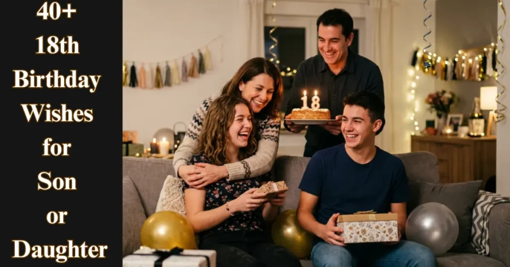 40+ 18th Birthday Wishes for Son or Daughter