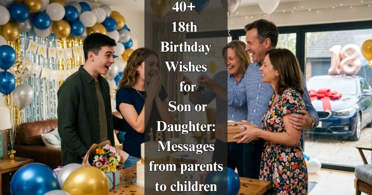 40+ 18th Birthday Wishes for Son or Daughter [Memorable]