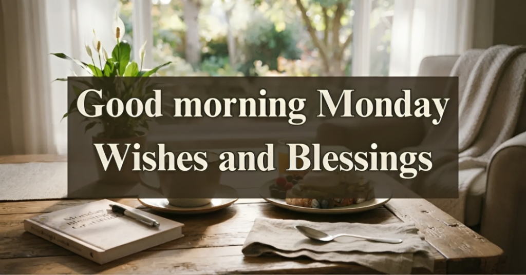 Good morning Monday Wishes and Blessings