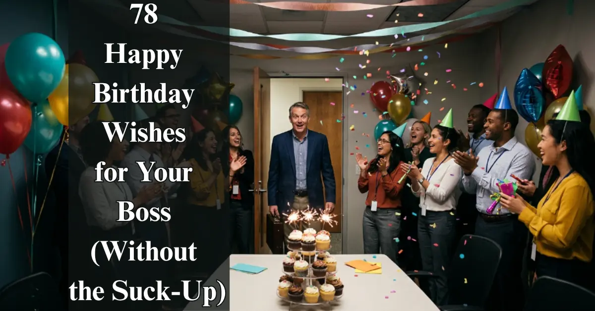 78 Happy Birthday Wishes for Your Boss (No Awkwardness)