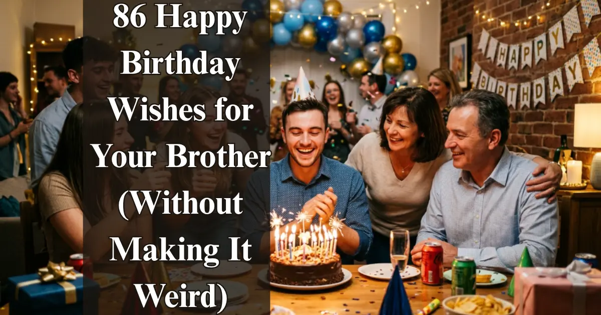 86 Happy Birthday Wishes for Your Brother [Sweet & Funny]
