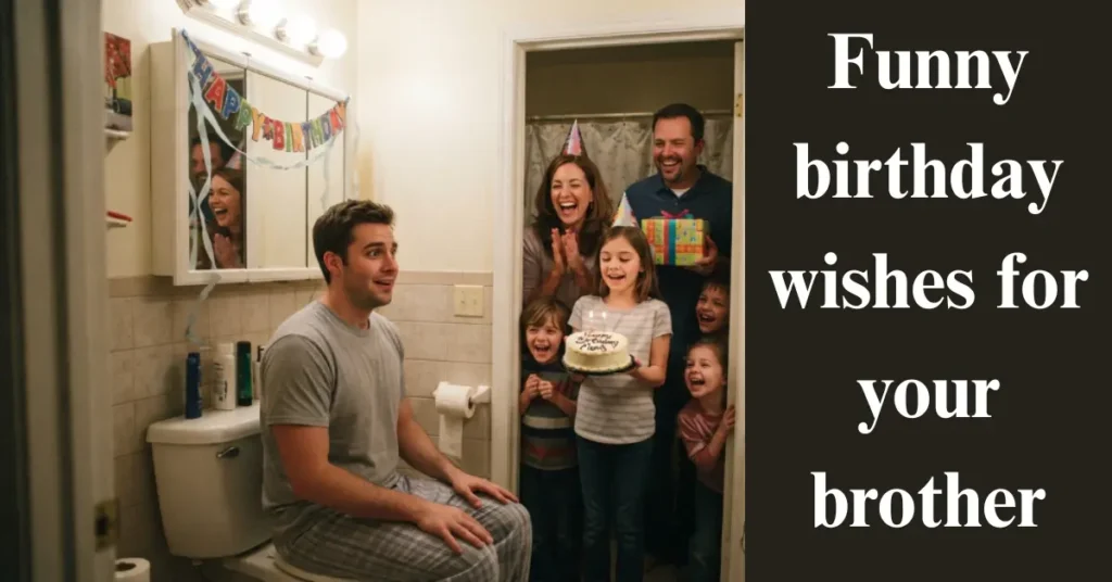 Funny birthday wishes for your brother