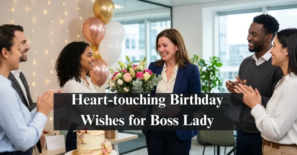 Heart-touching Birthday Wishes for Boss Lady