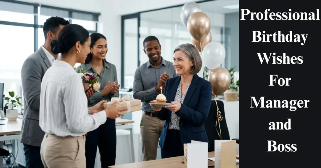 Professional Birthday Wishes For Manager and Boss
