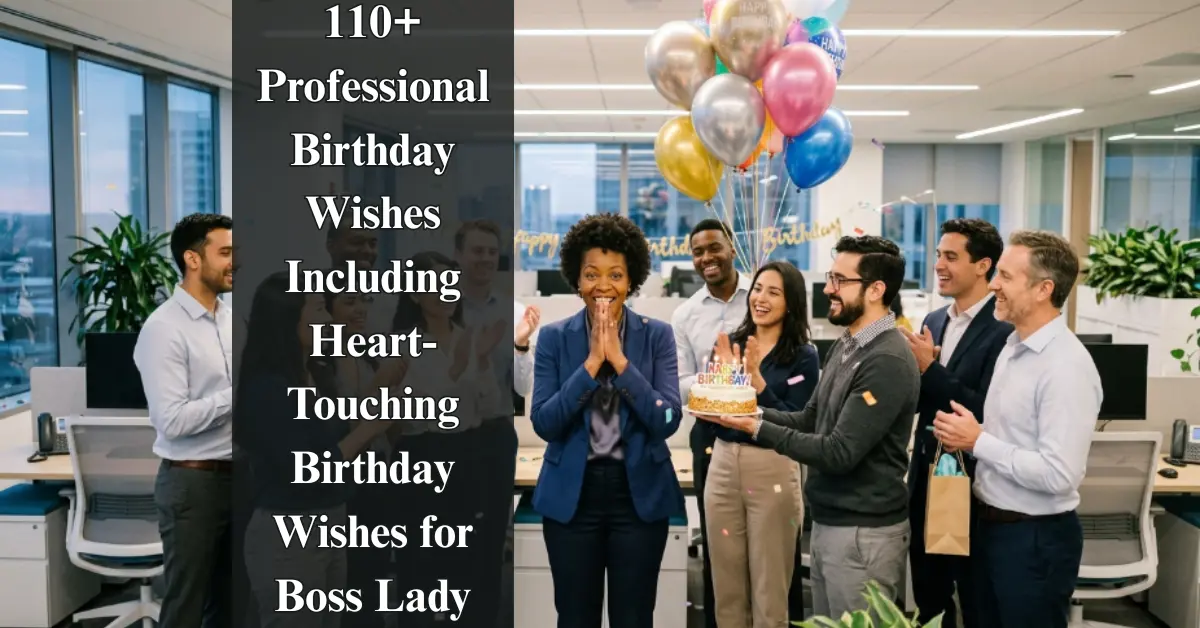 110+ Professional Birthday Wishes [Boss Lady]