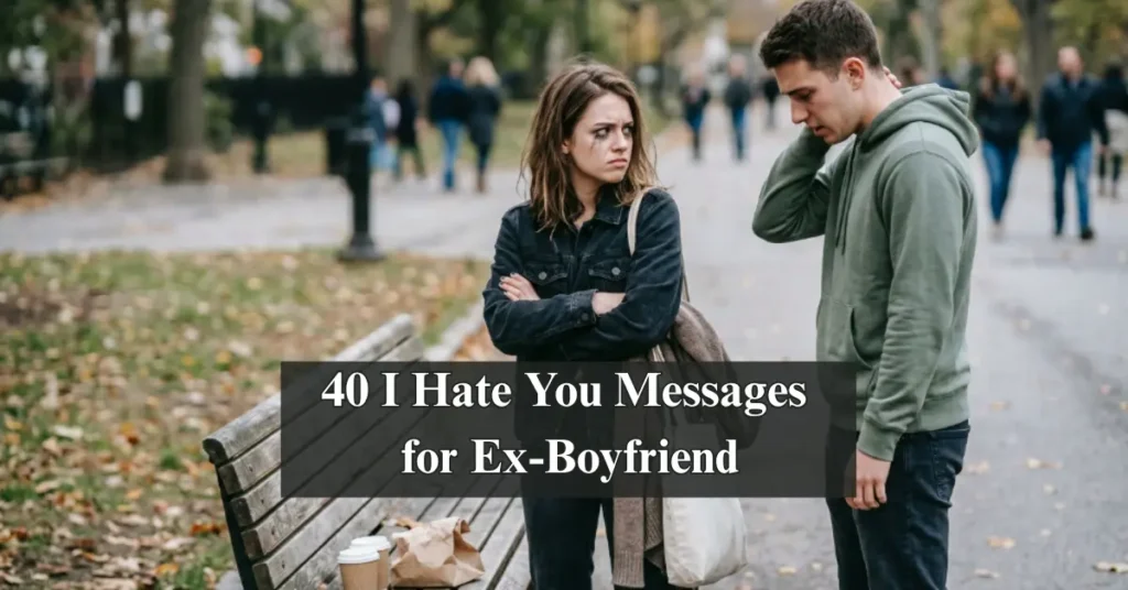 40 I Hate You Messages for Ex-Boyfriend