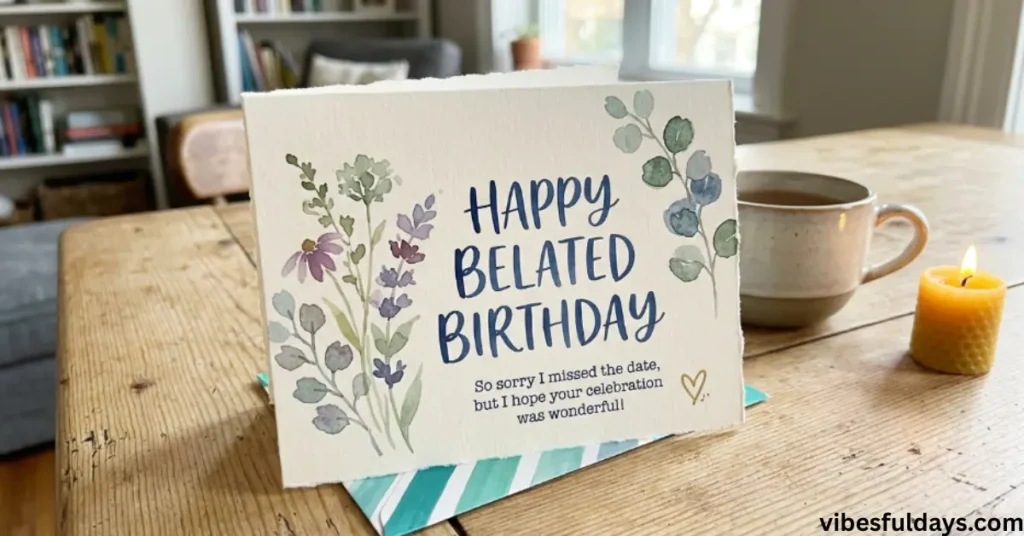 64 Belated Birthday Wishes That Aren't Awkward