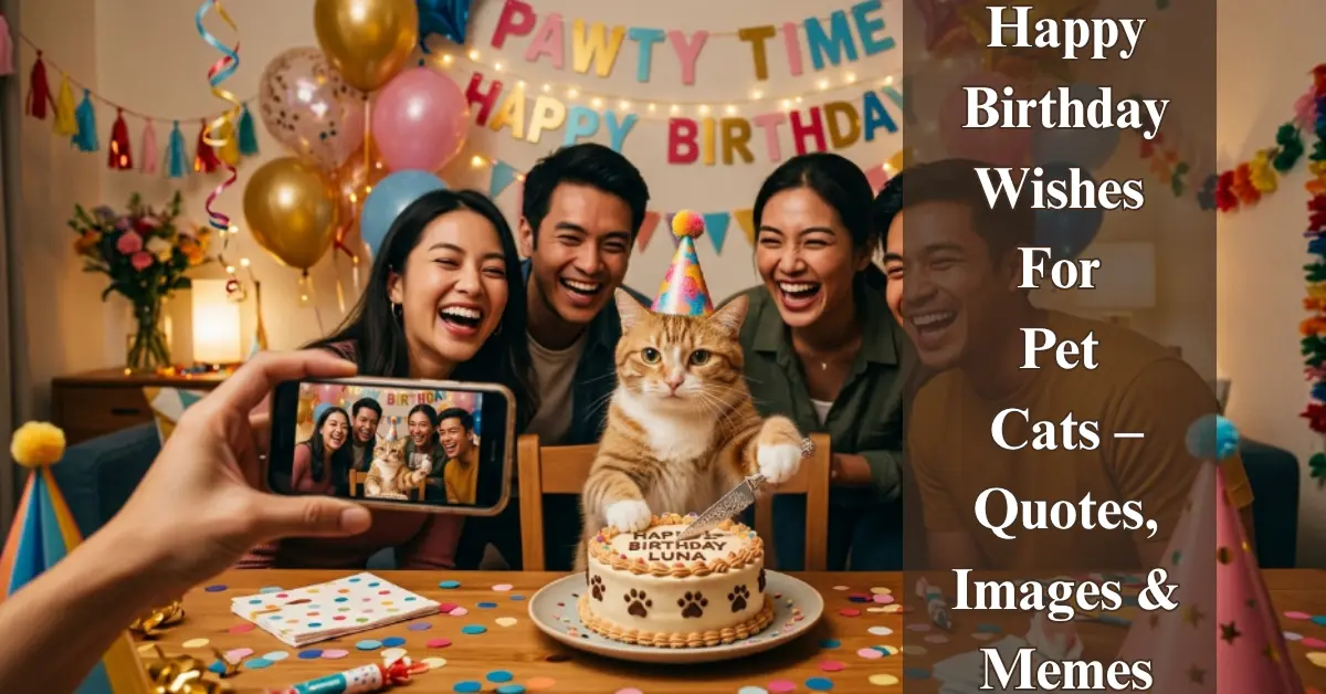 Happy Birthday Wishes for Pet Cats [Adorable & Fun]