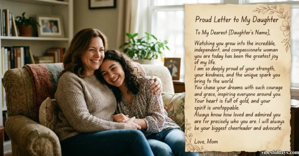 Proud Letter to My Daughter