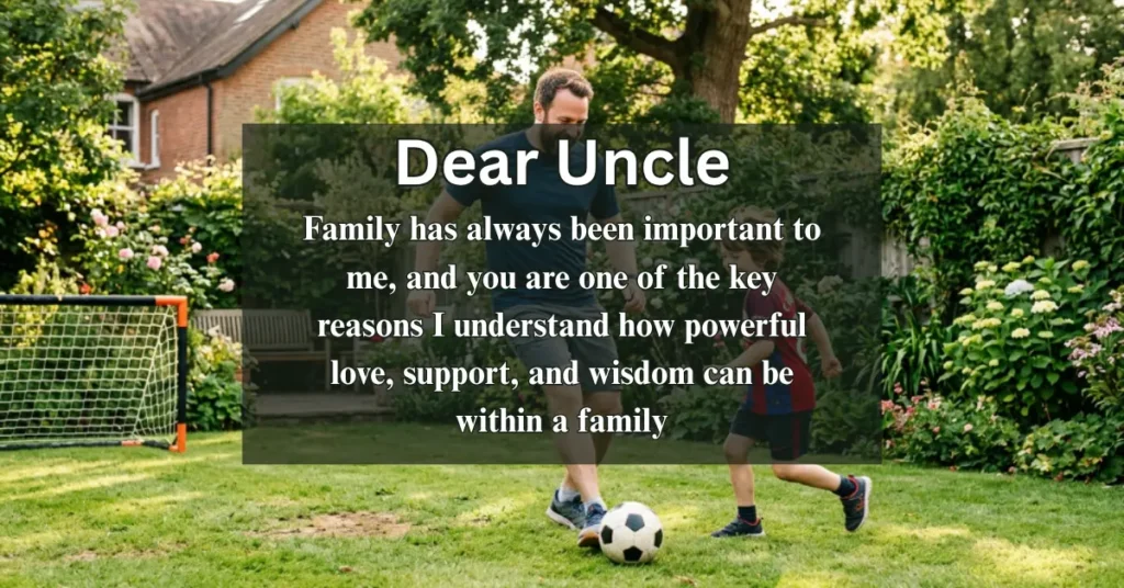 Long Heartfelt Messages for Uncle