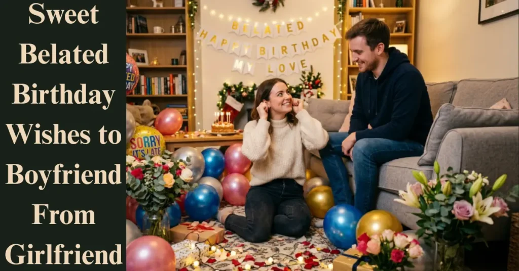 Sweet Belated Birthday Wishes to Boyfriend From Girlfriend