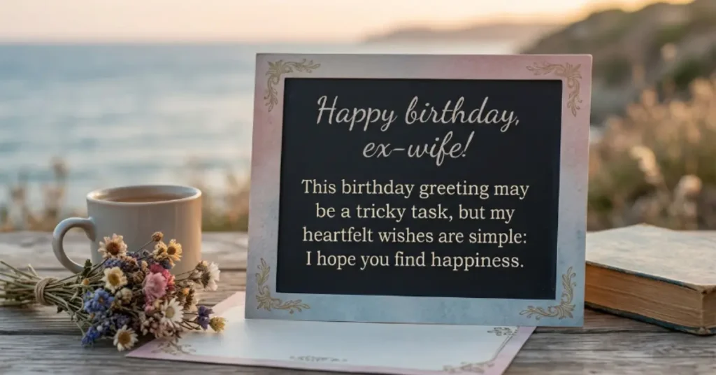 Birthday wishes for ex-wife