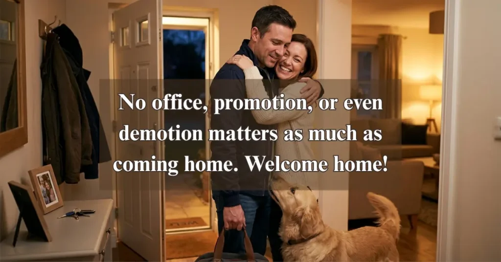 30+ Welcome back home messages for husband