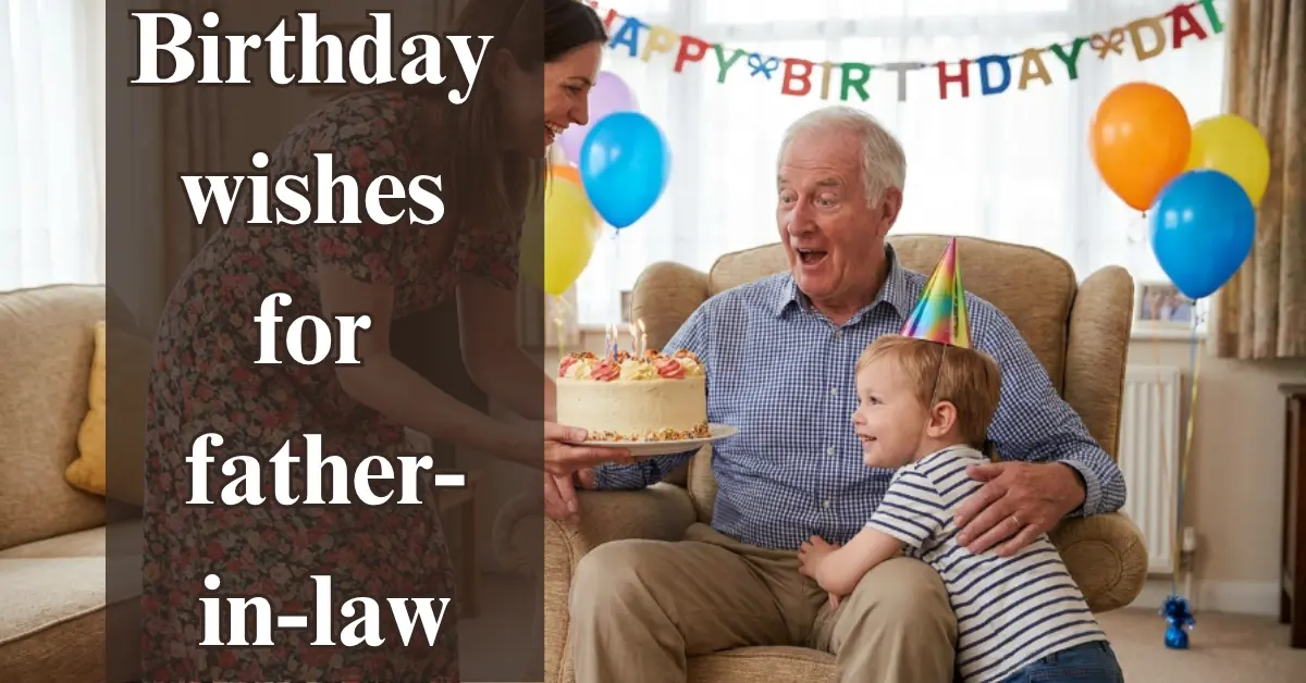Birthday Wishes for Father-in-Law [Heartfelt & Sweet]