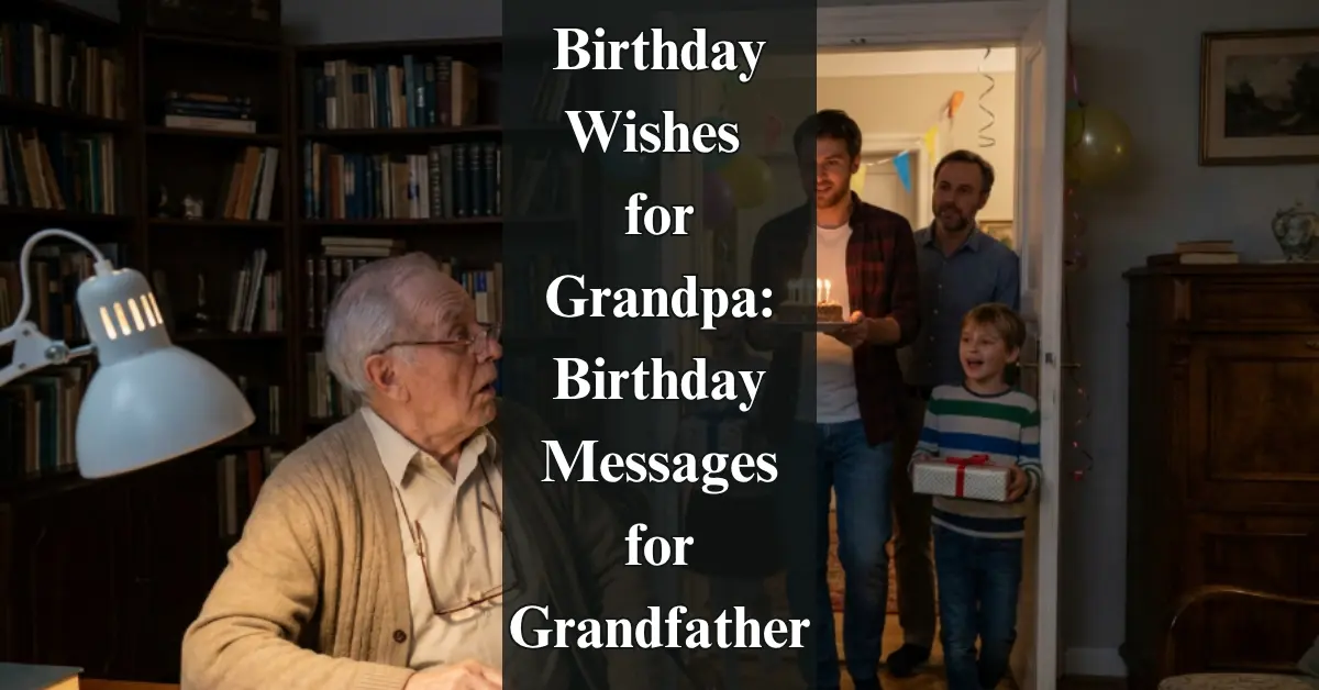 Birthday Wishes for Grandpa [Touching Messages]