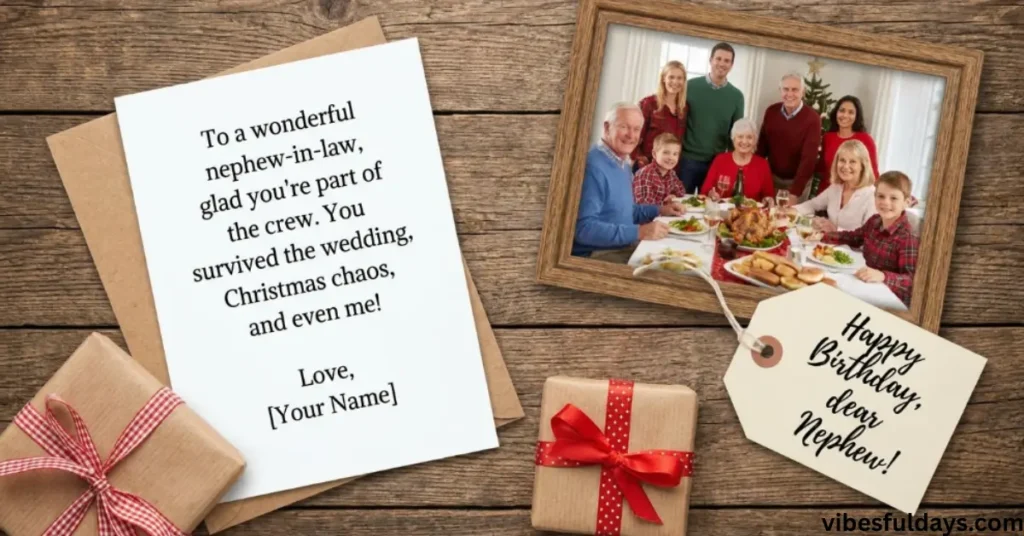 For the nephew by marriage