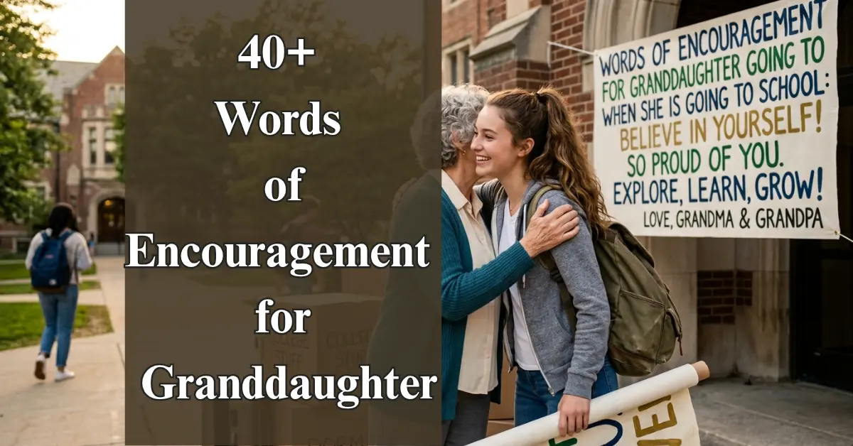 40+ Words of Encouragement for Granddaughter (Heartfelt)